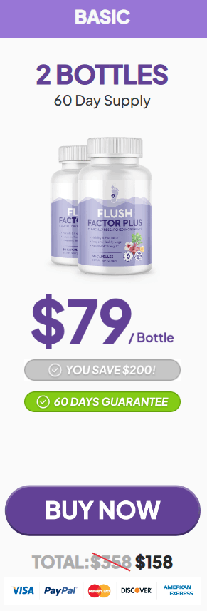 Flush Factor Plus 1 bottle